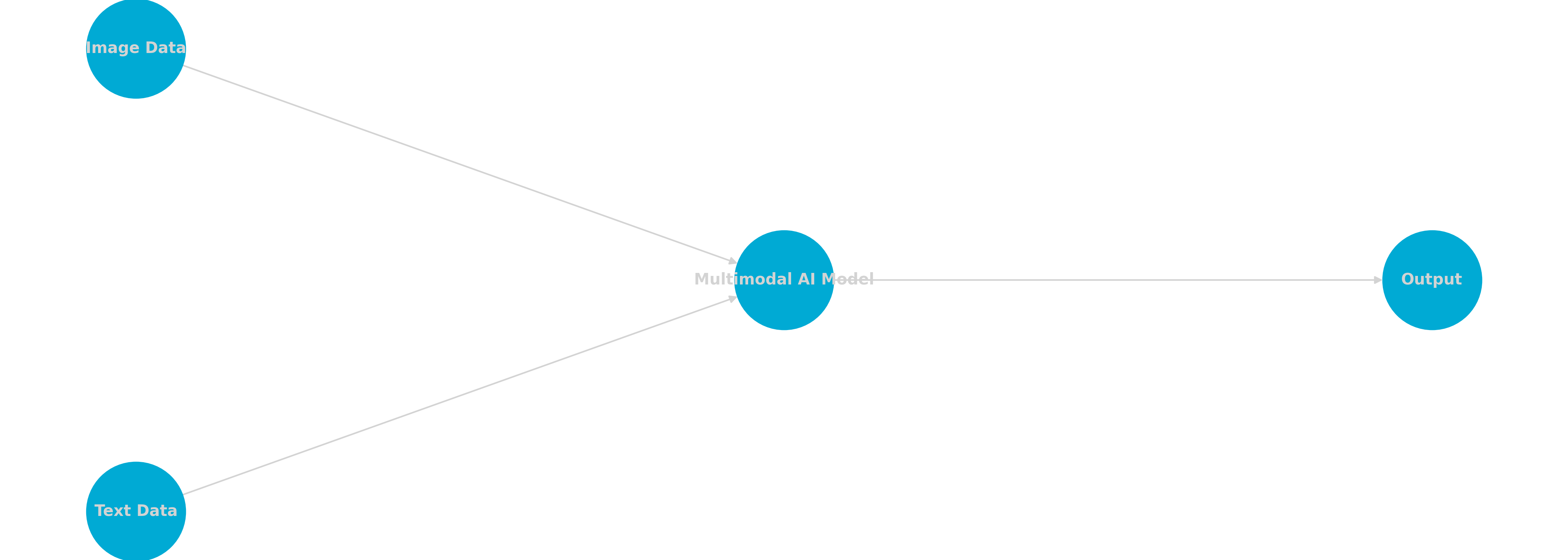 A model accepting both text and image data to make a prediction